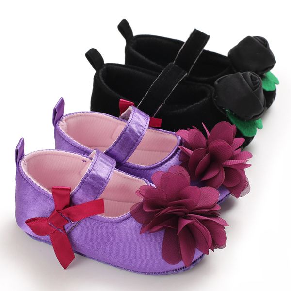 

детские мальчиков девочек шифон цветок обувь досуг infant bow первая ходунки нескользящей обуви мягкая нижняя весна осень малышей обувь c177