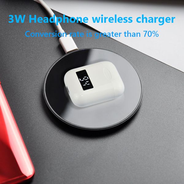 

wireless charging pad for airpods 2 pro samsung galaxy buds bluetooth earphone standard charging dock station rdht-kd-99 wireless charger