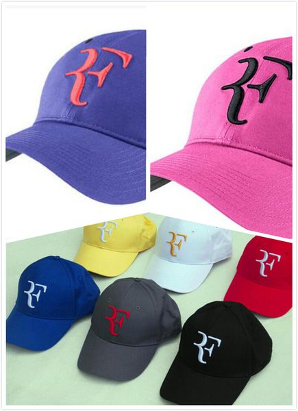 

wholesale- cap wholesale-roger federer tennis hats wimbledon rf tennis hat baseball cap han edition hat sun hat, Blue;gray
