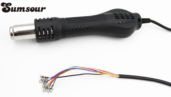 

new air gun desoldering heat gun handle for 858 858d 898d 852d soldering station repair rework high quality