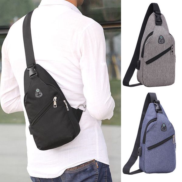 

mens womens sling bag chest shoulder backpack fanny pack crossbody travel sport cross body outdoor oxford