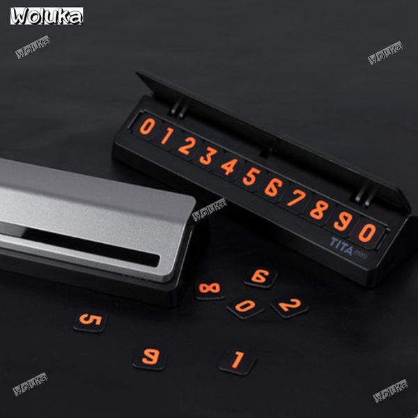 

car supplies mini tita temporary parking phone number creative hidden parking card cd50 q06