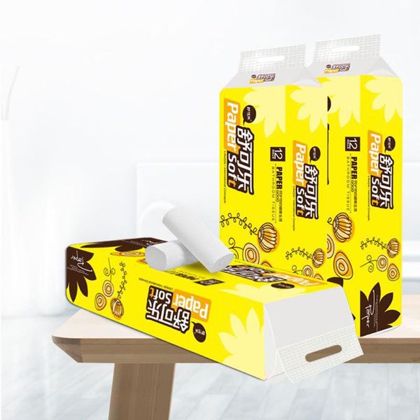 

12pc paper towels soft toilet paper household roll tissue towels tissue for home kitchen accessories