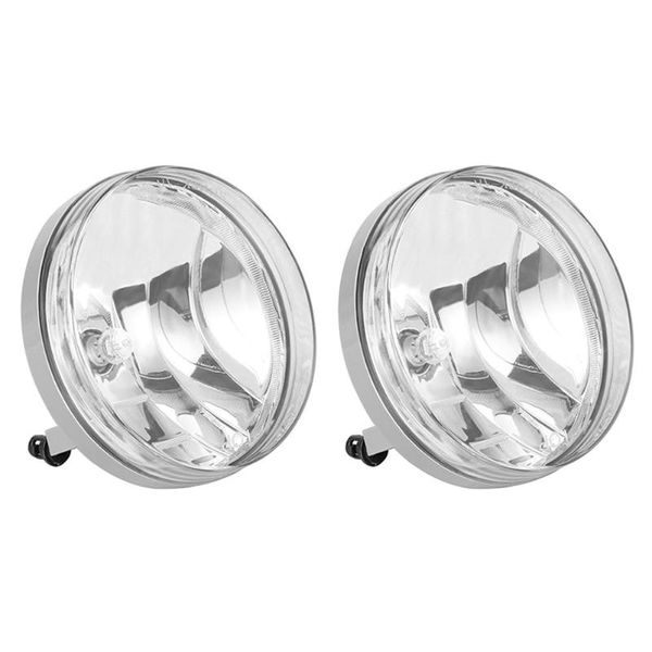 

1pair clear lens front bumper fog lights driving lamps for gmc sierra 07-13