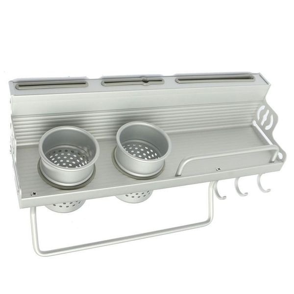 

оптово-long алюминиевой кухня хранение стойки буфетной pan pot организатор посуда держатель крючки специи посуда полка 40-60cm