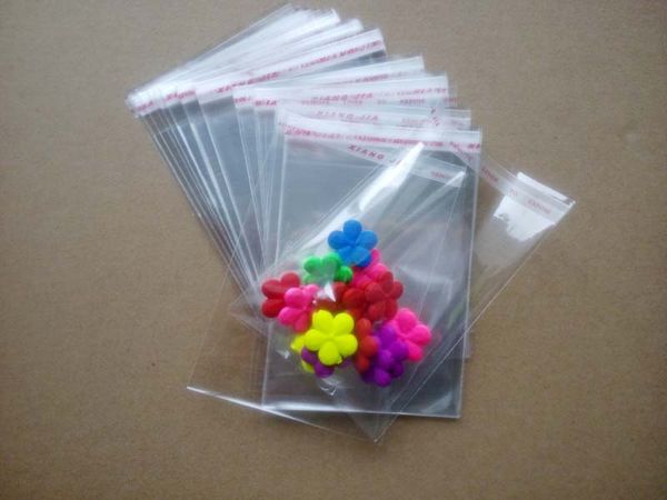 

500pcs 4x6cm clear resealable cellophane/bopp/poly bags transparent opp bag packing plastic bags self adhesive seal for jewelry