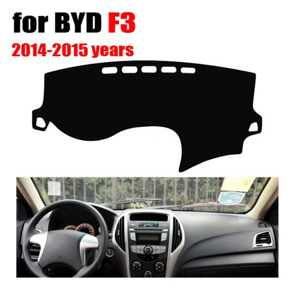 

rkac car dashboard covers mat for byd new f3 2014-2015 years left hand drive dashmat pad dash cover auto dashboard accessories