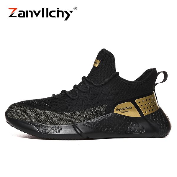 

zanvllchy gold silver men running shoes lightweight white sneakers men lace up breathable sports shoes zapatillas hombre