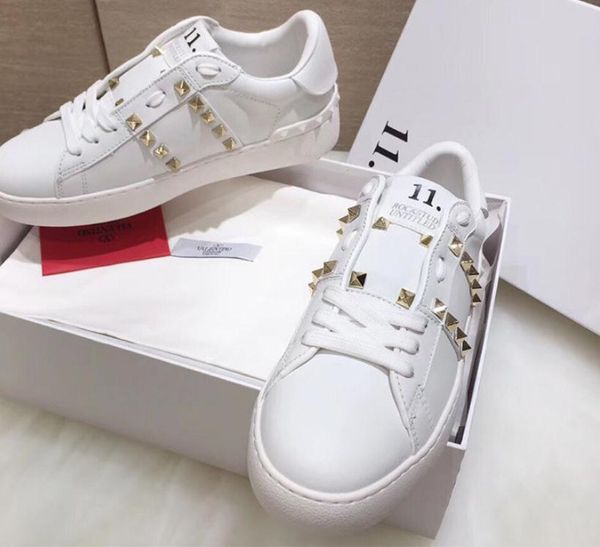 

2019 Роскошные Бренды Натуральная Кожа Кроссовки Мокасины Дизайнер Женщины Низкой