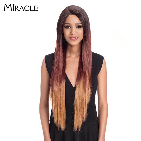 Noble Hair Ombre Wig Colorful Heat Resistant Synthetic Hair Can Be