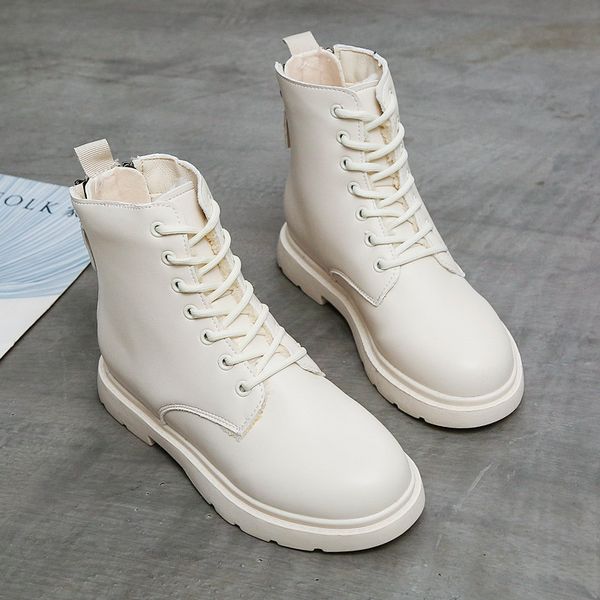 

2019 new winter women boots western boots cowboy women shoes leather snow fashion white platform warm fur boot, Black