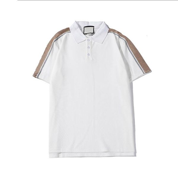 

20ss made in italy designer polo shirt men letters embroidery casual summer polos homme tee luxury buckle short sleeve clothing cyp20205121
