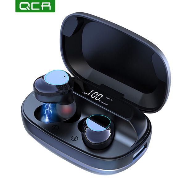 

g16 tws bluetooth earphone heavy bass 6d stereo hifi sound led display headsets 3000mah charging box ipx7 waterproof