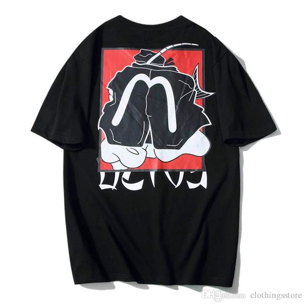 

20ss tide brand t-shirt mens designer t-shirt fashion slim short sleeve boutique blessing  letter print short sleeve t-shirt, White;black