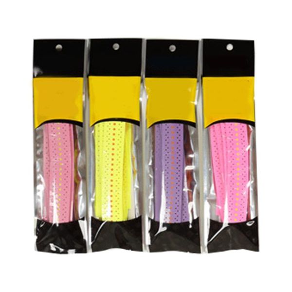

4pcs tennis badminton racket grip racket keel hand rubber non-slip sweatband absorbent tape overgrip fishing rods sweatband, Yellow;black