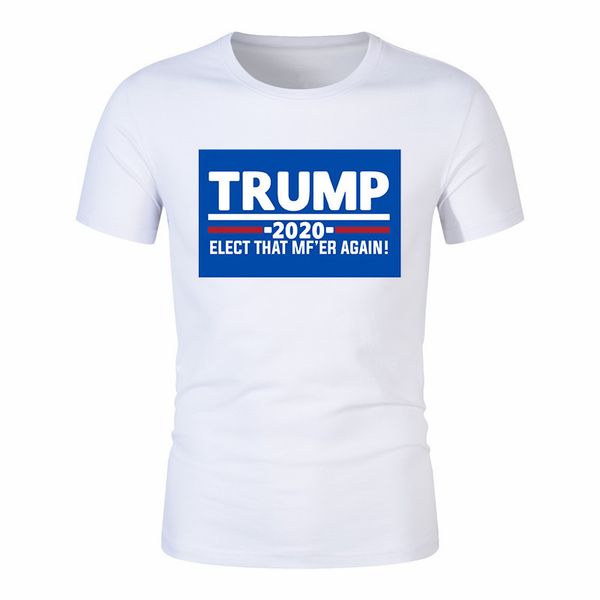 

29 styles trump t-shirt keep america great man shirts round neck short sleeve 2020 usa general election supplies fast delivery, Blue;gray