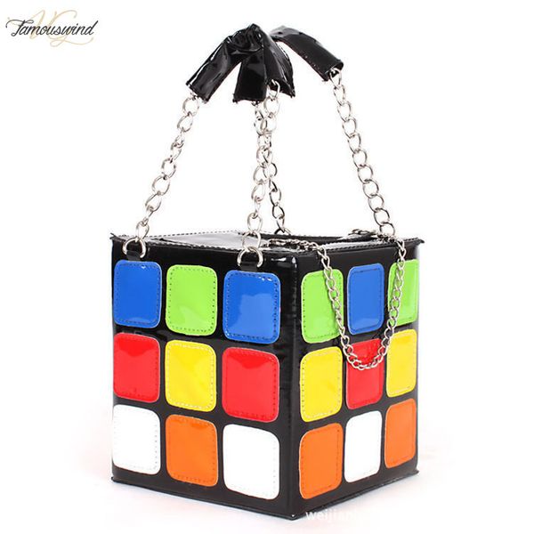 

super quality pu leather fashion casual colorful love zipper cube bag phone purse stereotypes small square bag new arrival