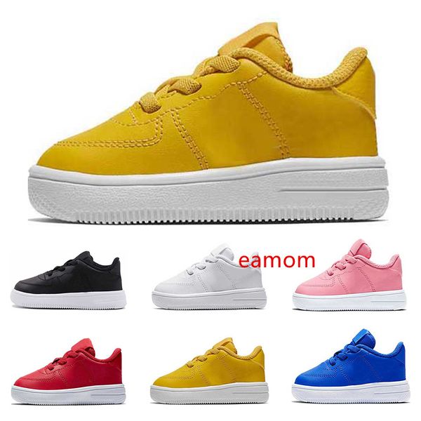 

fashion kids shoes triple black white red pink platform sneakers for girls boys casual skateboard shoe
