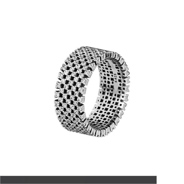 

стерлингового серебра 925 геральдические проверить кольцо ясно cz оригинальные кольца для женщин свадебный подарок мода diy ювелирные издели, Silver