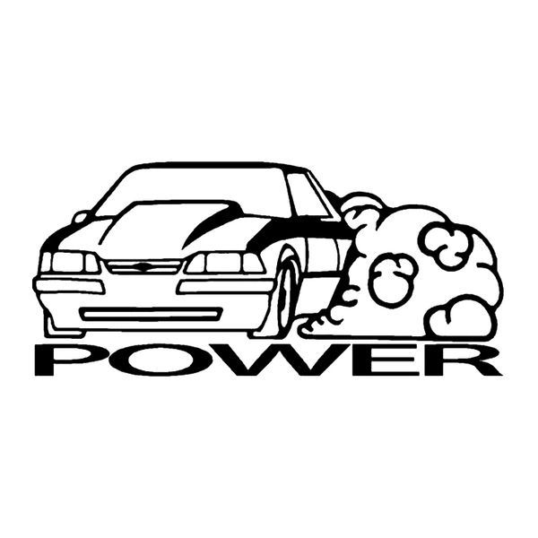 

16*7.3cm body power vinyl sticker decal handsome and cool stickers vinyl car wrap decor decals