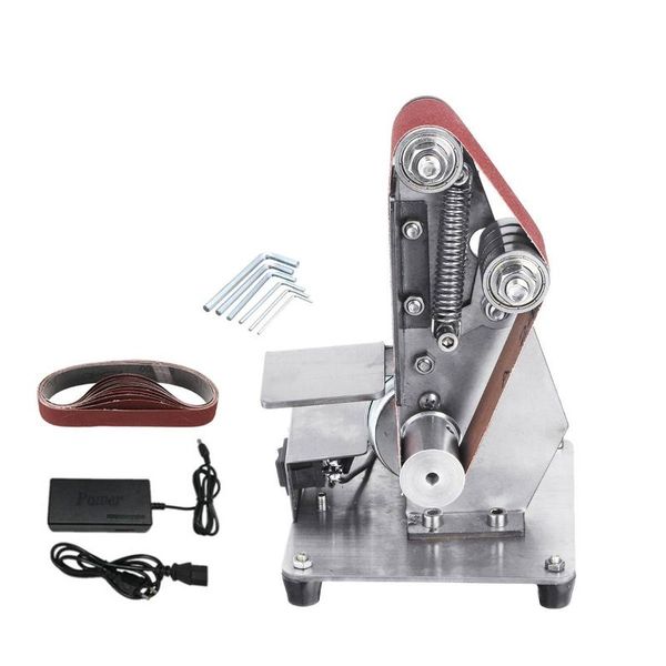 

mini electric ленточный станок sander 350w шлифование шлифование полировальный станок абразивный ленточный шлифовальный станок полировщик cu