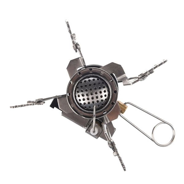 

ultralight backpacking canister camp stove burner with piezo ignition 3.9oz stoves