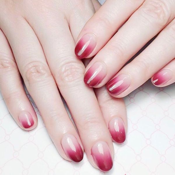 

literary cute beauty nail sticker nail polish film adhesive 14 pcs art skin care, Black