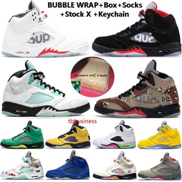 

2020 with stock x trophy room desert sage camo 5s mens basketball shoes 5 v island green wings international flight sports sneakers
