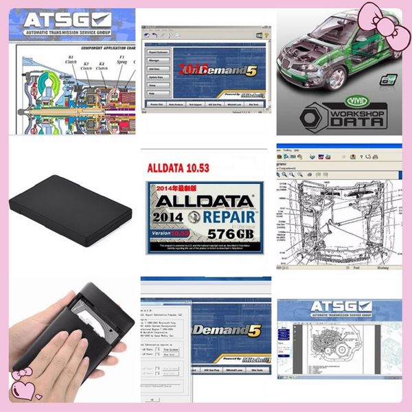 

alldata v10.53 2018 alldata+mitchell 2015+immokiller+tecdoc+vivid+heavy+ettttk auto repair software 24in1tb hdd good quality
