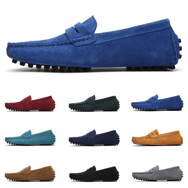 

2020 large size 38-49 new men's leather men's shoes overshoes british casual shoes espadrilles eighteen