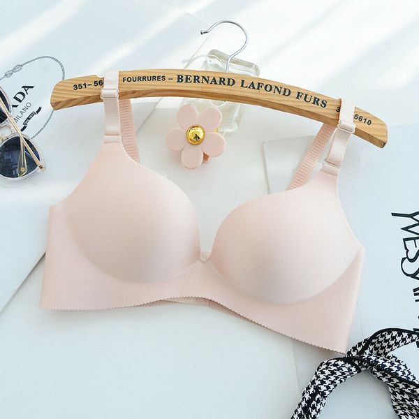 

bras for women push up bra brassiere seamless padded wire adjustable underwear bralette ladies bustier top, Black;white