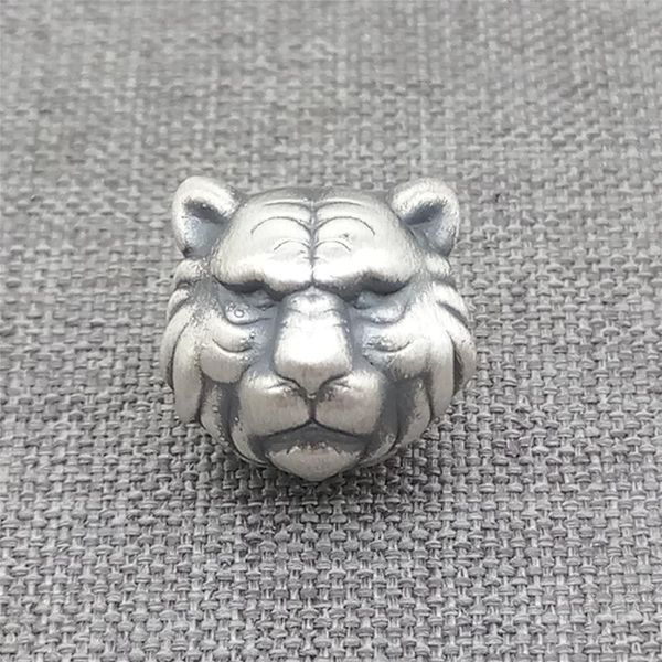 

other 2pcs fine silver tiger beads, 999 sterling for bracelet necklace