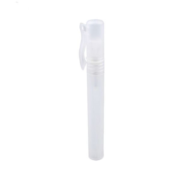 

100pcs 8ml perfume empty hand sanitizer plastic pen spray bottle with cap pp plastic colored pen perfume bottle