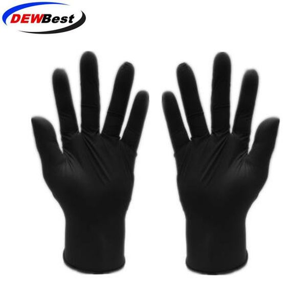 

disposable black gloves/thicken glove latex examination gloves blue nitrile