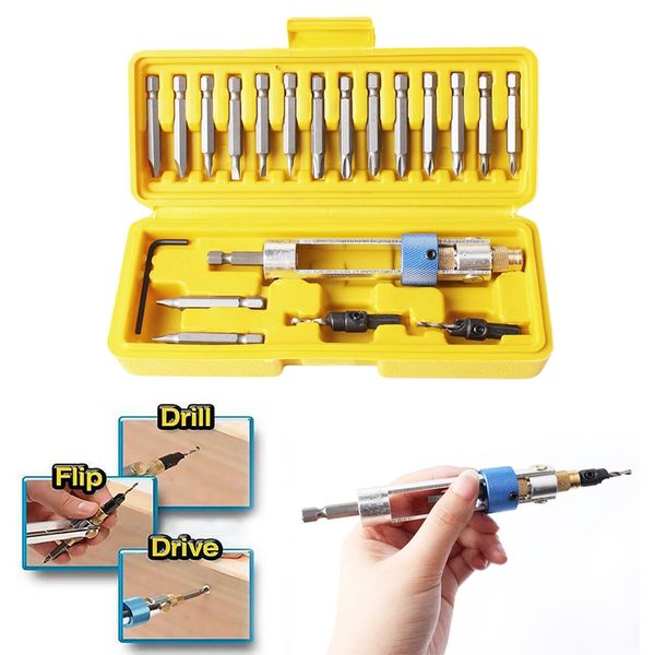 

20-piece drill bit high-speed screwdriver head drill driver kit alloy steel tools