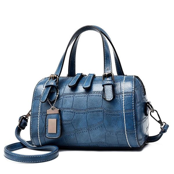 

2020 new fashion handbag stone pattern pillow leather shoulder bag korean messenger bag