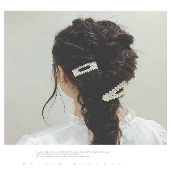 

pearl hair accessories for weddings barrette hairclip hairpins pearl white flower hair enkele parel haarspelden sxxjo, Black;brown