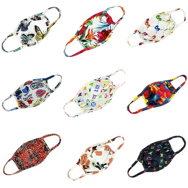 

dust mask stereoscopic comfortable colorful with valve and filter face mask breathable forwashable designer printed masks t2i5979 #858, Black