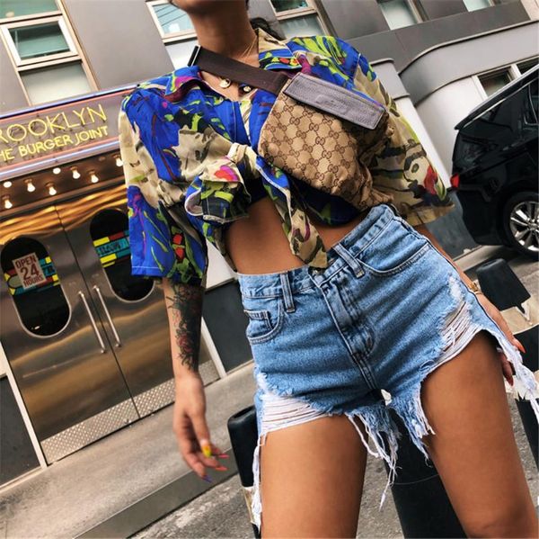 

высокие джинсы талии женские тонкие женские джинсовые шорты джинсовые шорты ретро рваные джинсы горячий, Blue