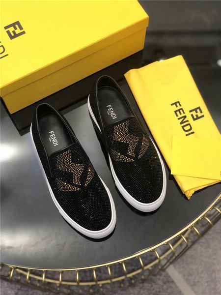 

luxury designshoes a pedal rhinestone loafers wild casual shoes male skull shoes male platform casual shoes fashion sneakers 38-44 a22, Black