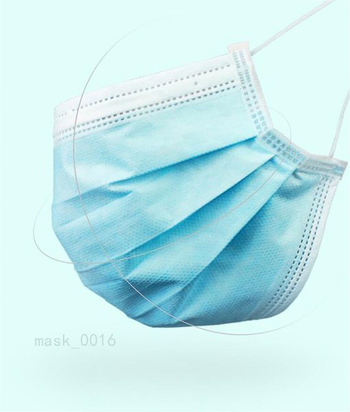 

бесплатная доставка синий одноразовый нетканый рот маска d 1 шт. открытый маски три слоя фильтр унисекс пыли рот доказательство маска