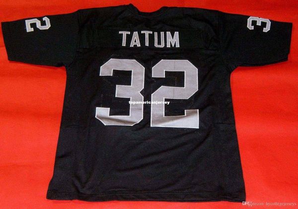 

retro #32 jack tatum custom mitchell & ness jersey one black mens stitching s-5xl,6xl football jerseys running, Black;blue