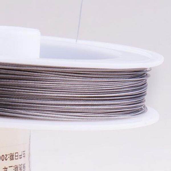 

new tiger tail beading wire craft wire - 80 m/ 0.45mm/ silver