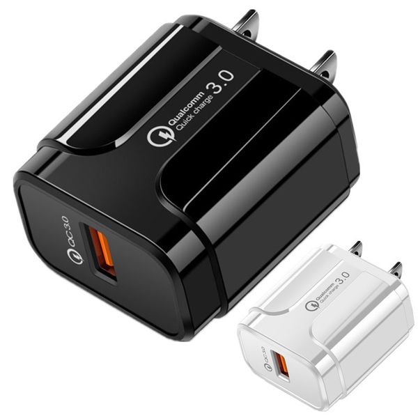 

18w qc3.0 quick charge сша eu 5v 3a адаптер питания зарядное устройство для samsung huawei андроид телефон