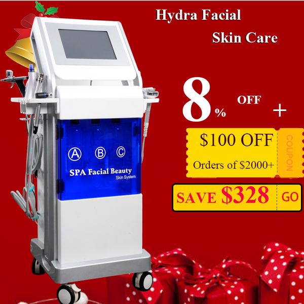

9 в 1 hydrafacial машина для очистки кожи лица liting гидро уход за кожей лица красоты Обору