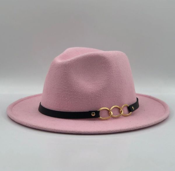 

широкий брим осень женщины моды top jazz cap winter fashion wool fedora hat для женщин chapeau femme черные шапки для мужчин, Blue;gray