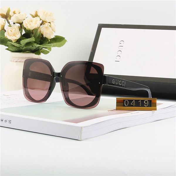 

1pcs fashion round sunglasses mens womens sun glasses gold metal black dark glass lenses better brown case