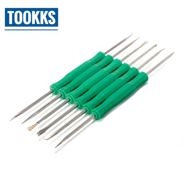 

yihua 6 in 1 precision bga solder assist tools set welding grinding cleaning hand tools for bga pcb repair