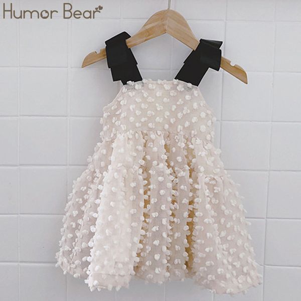 

humor bear girls dress brand new summer kids clothing suspenders dresses baby girls princess party dress sleeveless costumes, Red;yellow