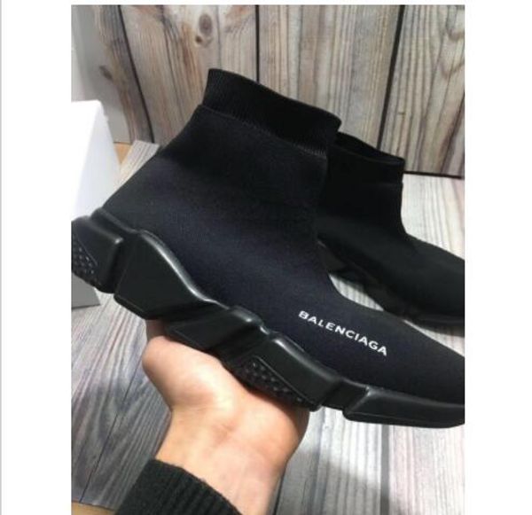 

8balenciaga de igner ca ual ock hoe brand peed trainer black red triple black fa hion ock boot neaker trainer hoe 36 45 a66